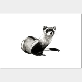 Mr. Mischief - Black Footed Ferret Posters and Art